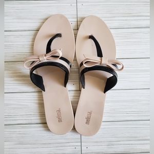 Melissa Shoes Jelly Bow Flip Flop Sandal